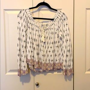 American Rag Long Sleeve Boho Shirt